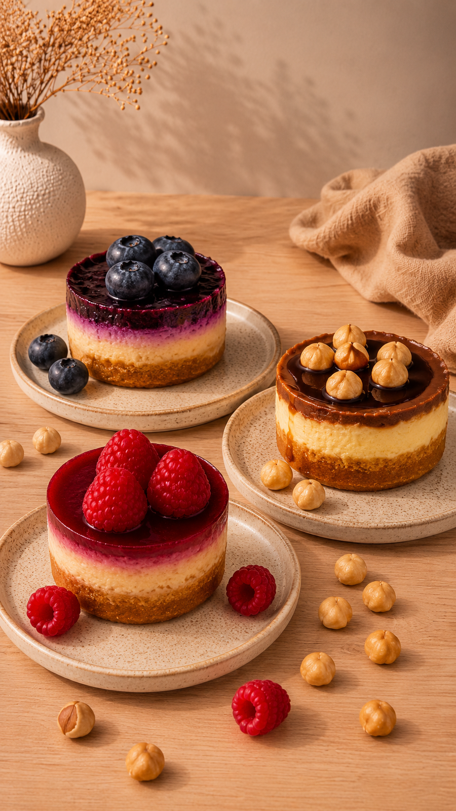 Keto Mini Assorted Cheesecake
