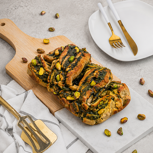 Keto Pistachio Babka