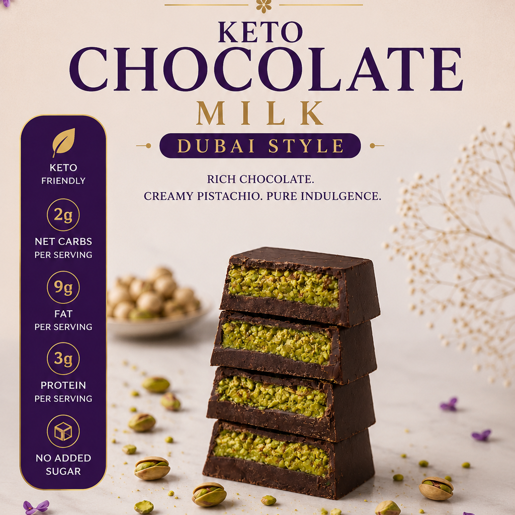 Keto Dubai Milk Chocolate