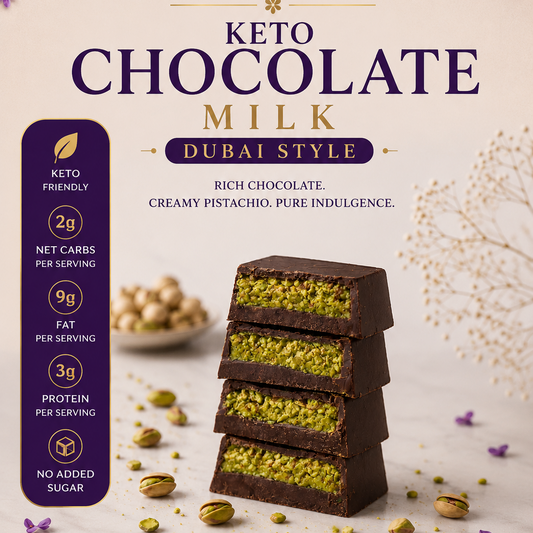 Keto Dubai Milk Chocolate