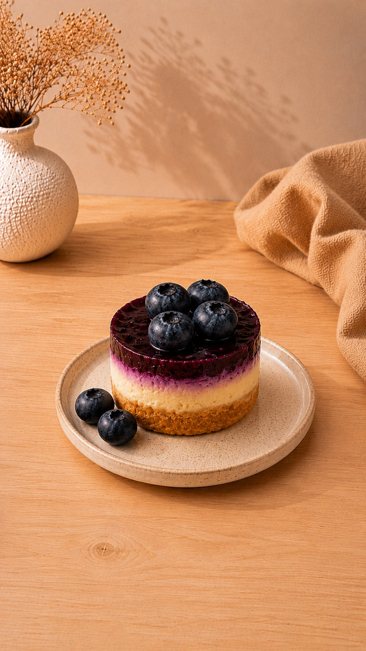Keto Blueberry Mini cheesecake