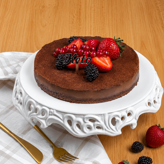 Keto Chocolate Cheesecake